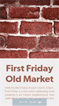 Mobile Screenshot of firstfridayoldmarket.com